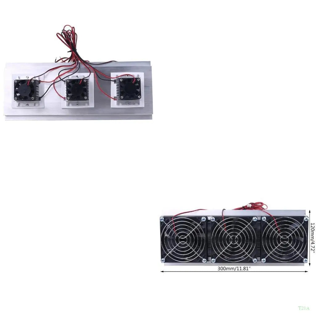 DIY Peltier Thermoelectric Cooler Module – 180W Triple Fan TEC