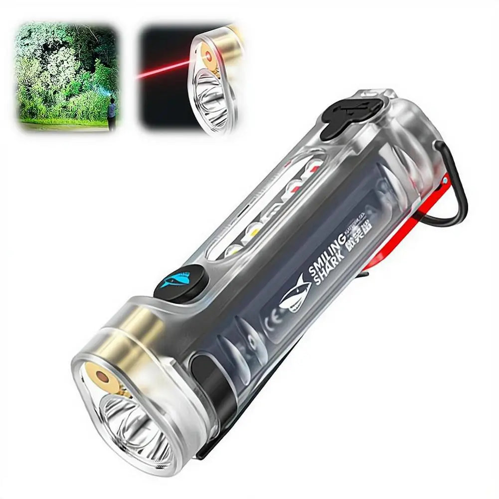 11-in-1 Mini Keychain Flashlight | Rechargeable EDC Torch