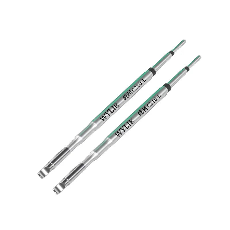 WYLIE C210-L Curved Soldering Tip – FPC & PCB Rework