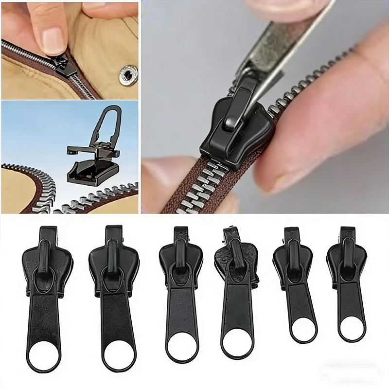 Universal Zipper Repair Kit – Instant Zip Slider Fix (6/12/24pcs)