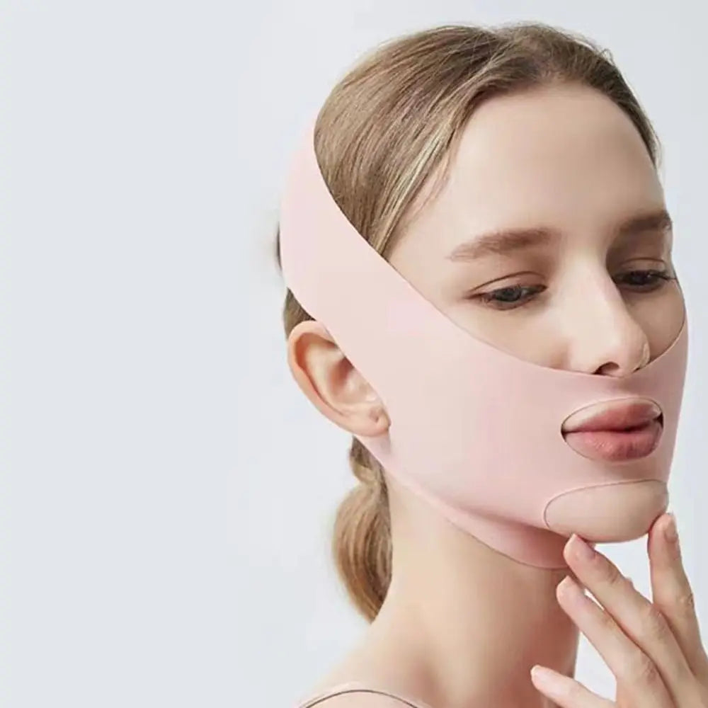 V-Line Face Sculpting Sleep Mask – Adjustable Chin Lifting Strap