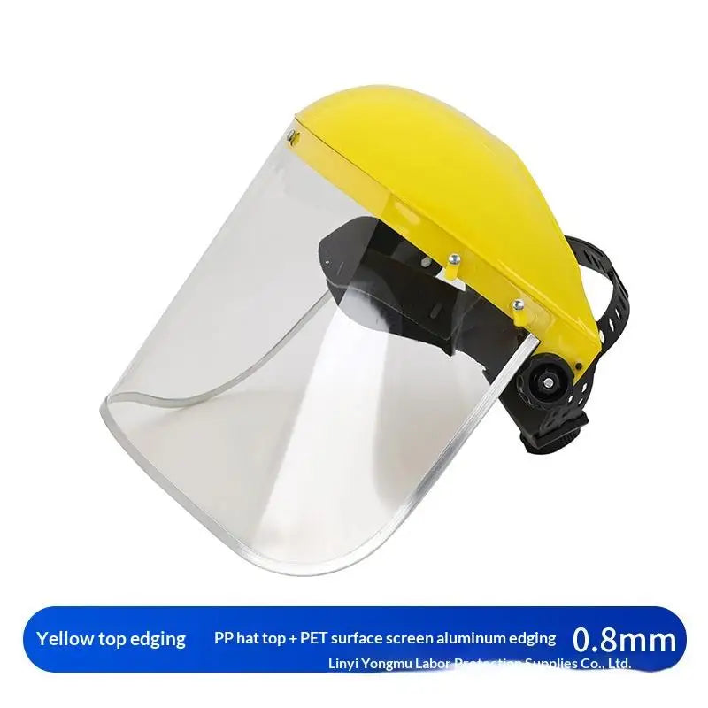 Garden Trimmer Safety Helmet with Full Face Mesh Shield