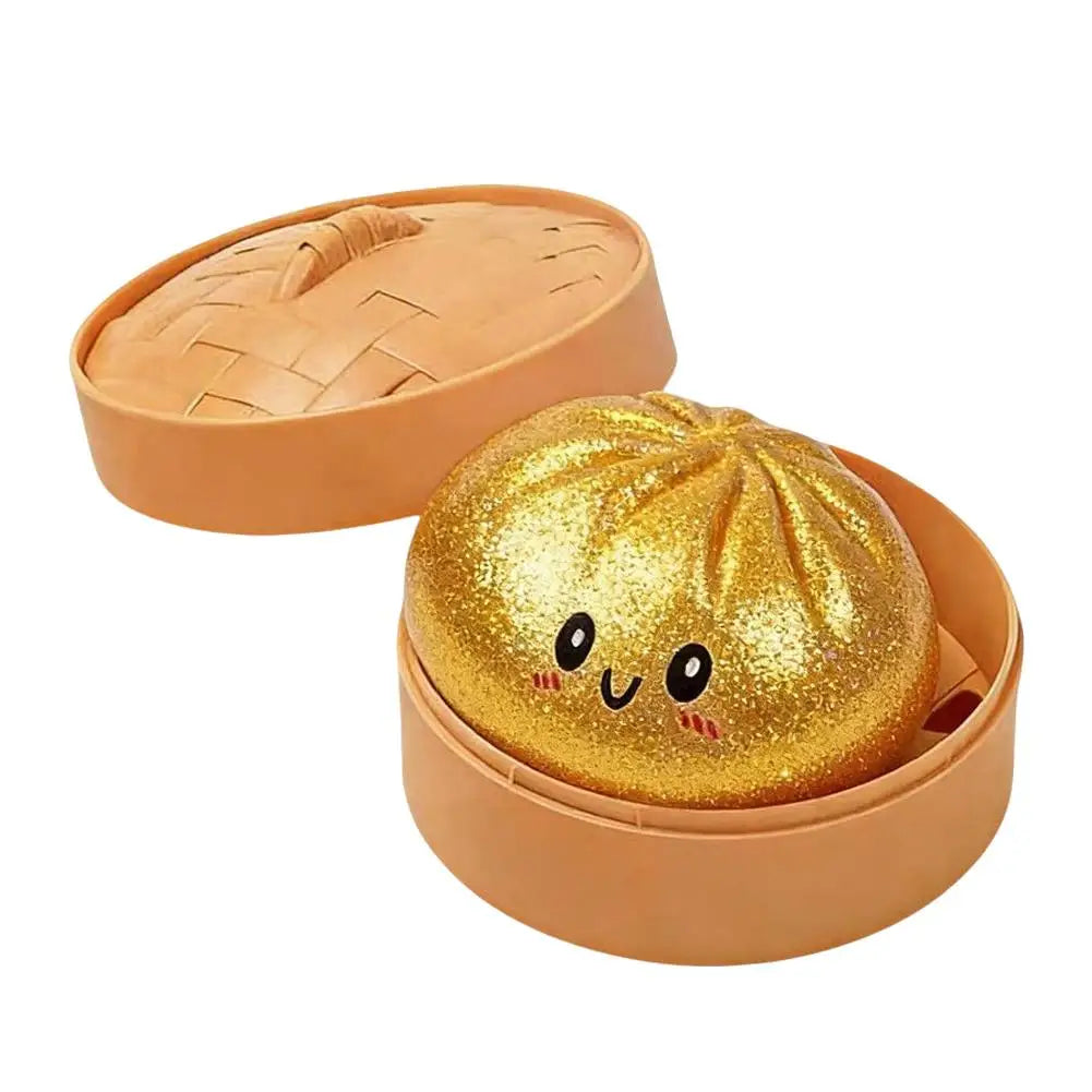 Squishy Dumpling Stress Ball – Slow Rebound Sensory Toy 10cm