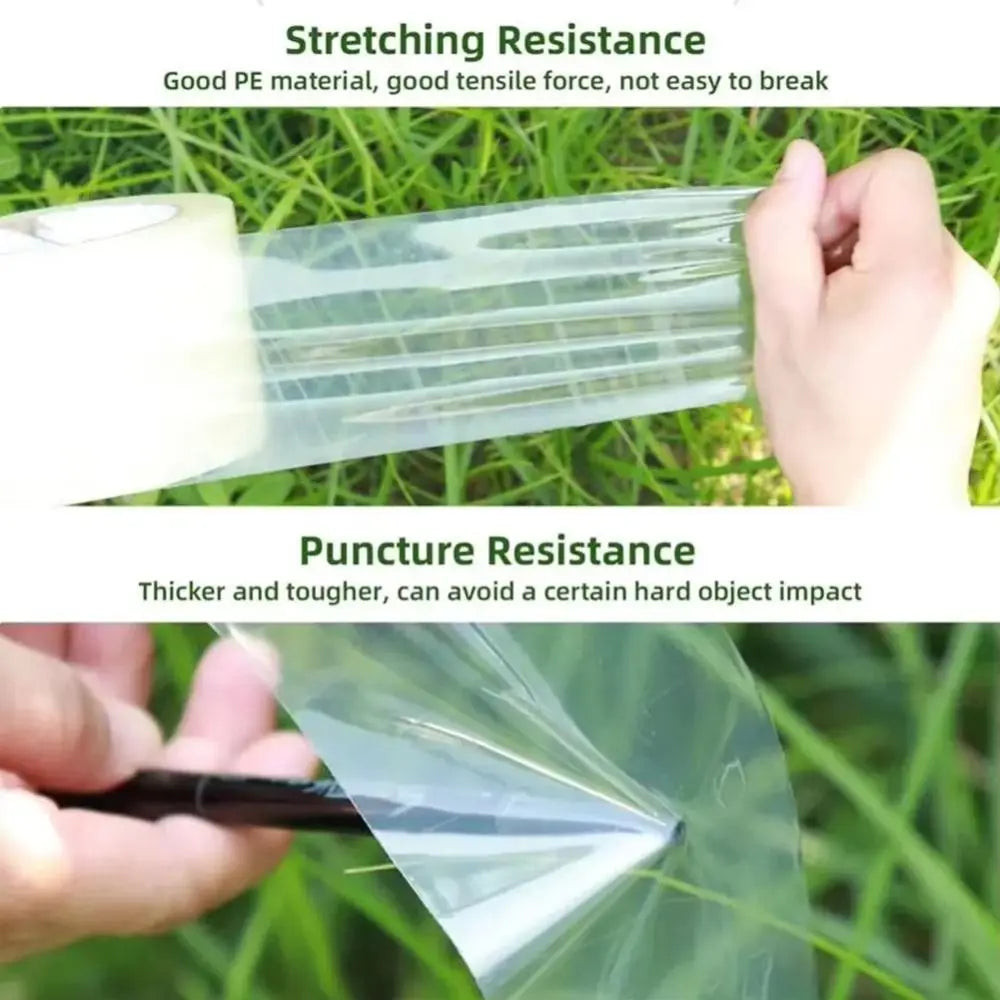 UV Resistant Greenhouse Film Repair Tape | Transparent PE Patch