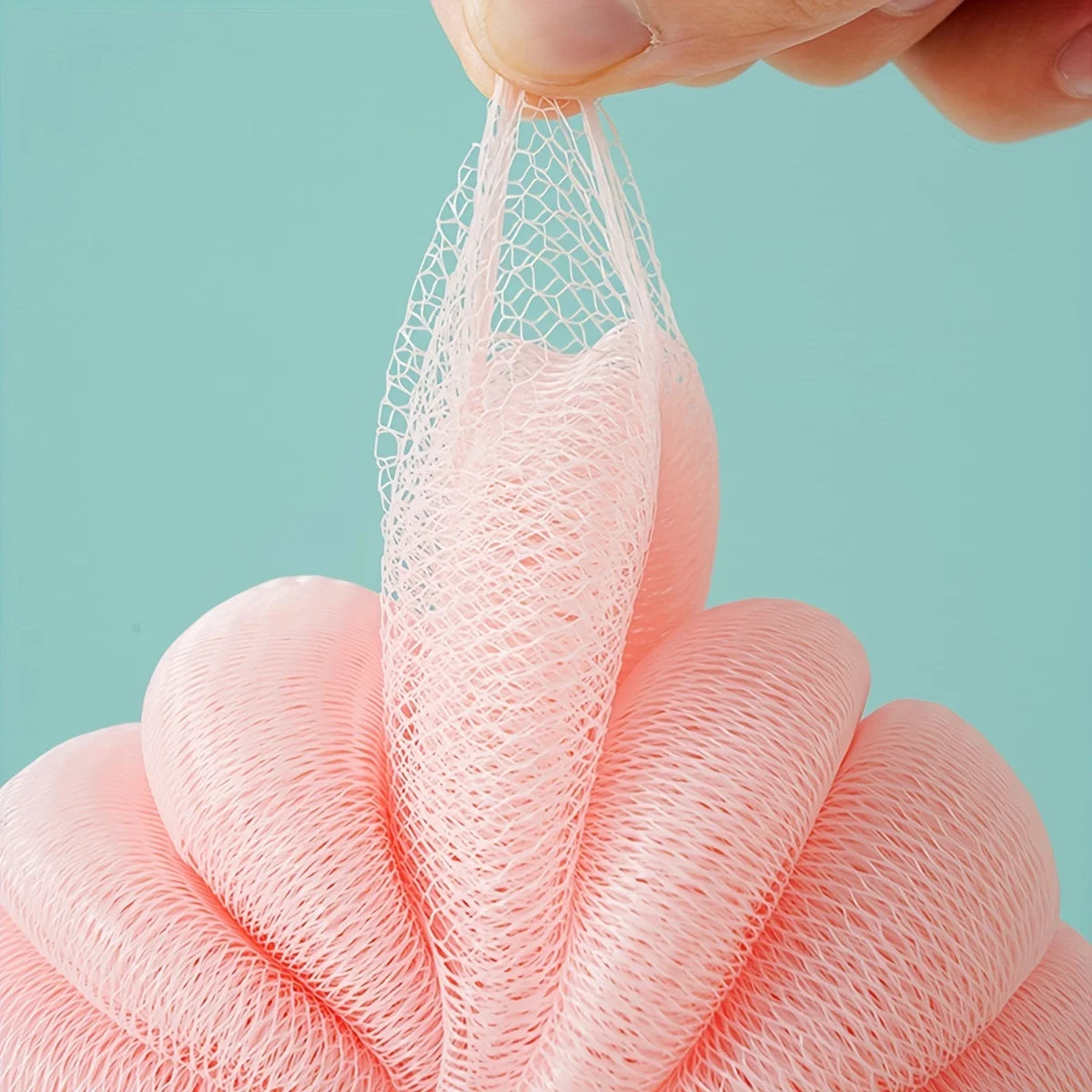Pumpkin Bath Ball Sponge – Soft Body Scrubbing Shower Puff