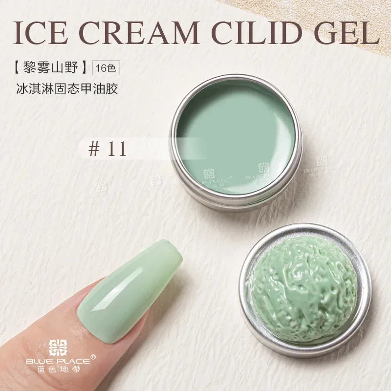 Handaiyan 64 Colors Solid Nail Polish Gel – Ice Cream Texture