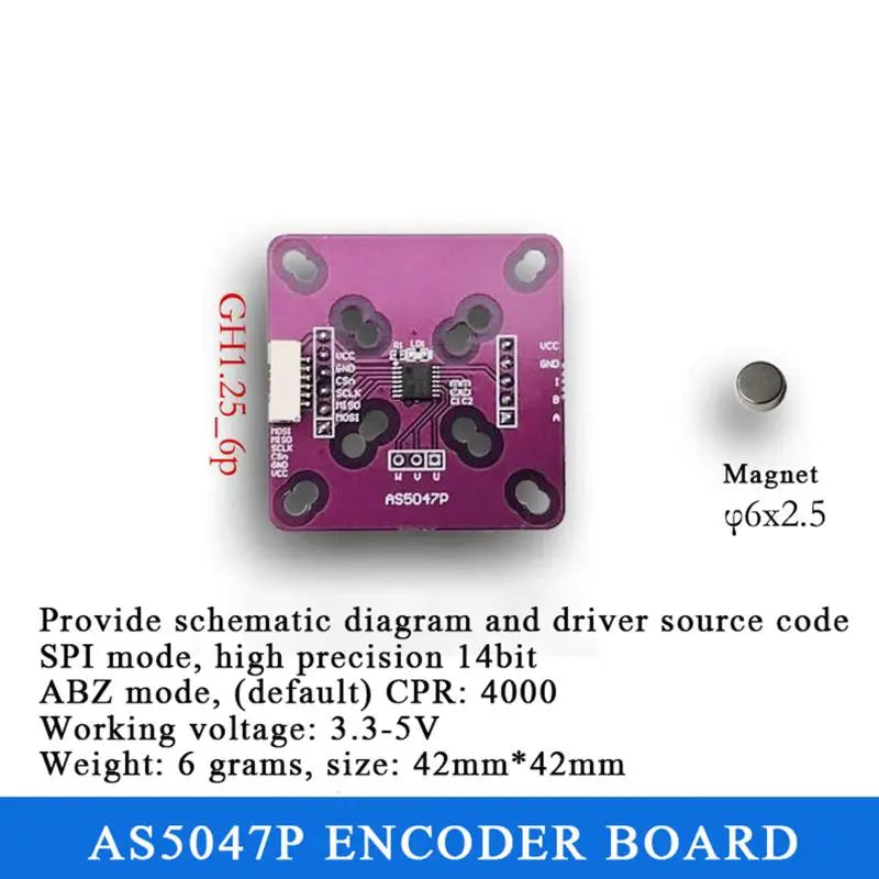 MT6835 Magnetic Encoder – 12-Bit I2C Rotary Position Sensor