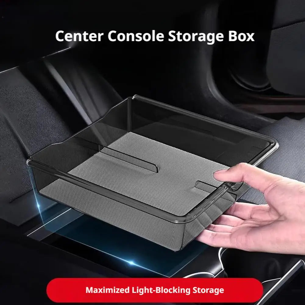 Tesla Model 3 & Y Console Silicone Mat – 2-Pack Car Organizer