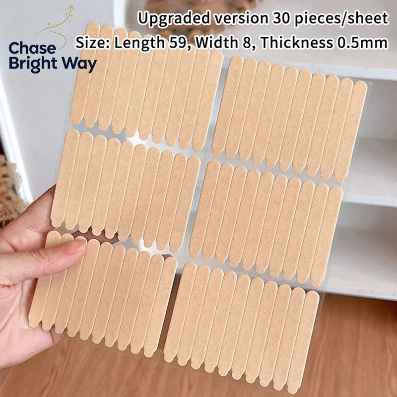 60/66pcs Clear Double-Sided Tape Dots for Nail Art Display
