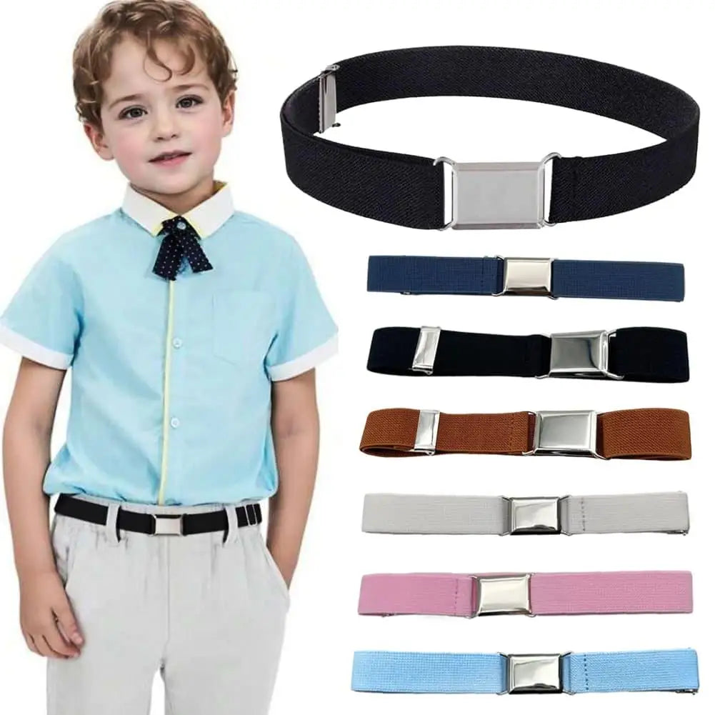 Kids Adjustable Elastic Canvas Belt – Boys & Girls 2.5cm