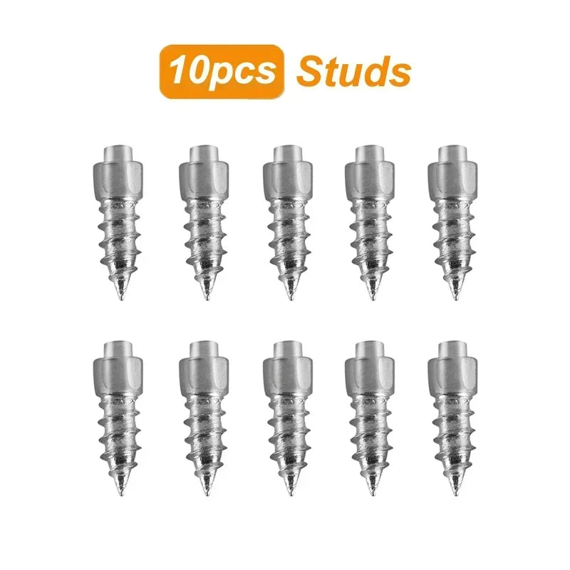 Winter Snow Spike Studs – Anti-Slip Tire & Shoe Ice Screws