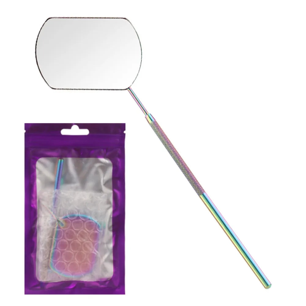 Stainless Steel Eyelash Extension Mirror – 8 Colors Detachable