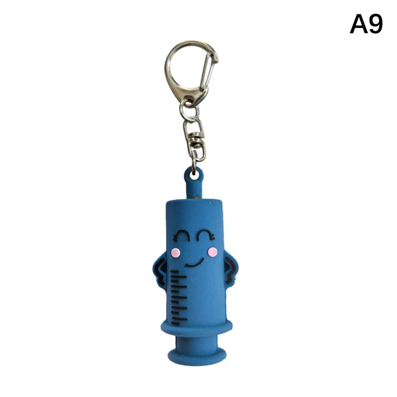 Syringe Ampoule Bottle Opener Keychain – Rubber Vial Cutter