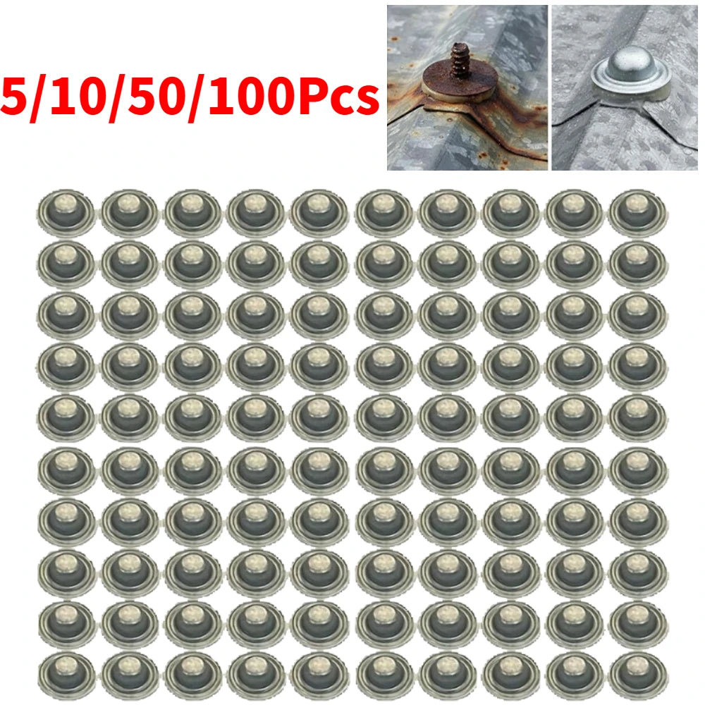 Metal Screw Caps – Waterproof Steel Bolt Covers 5–100 Pack
