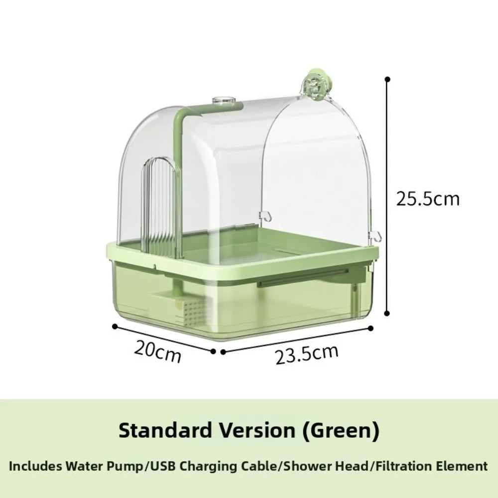 Clear Bird Bathtub – Auto Water Circulation & Filter