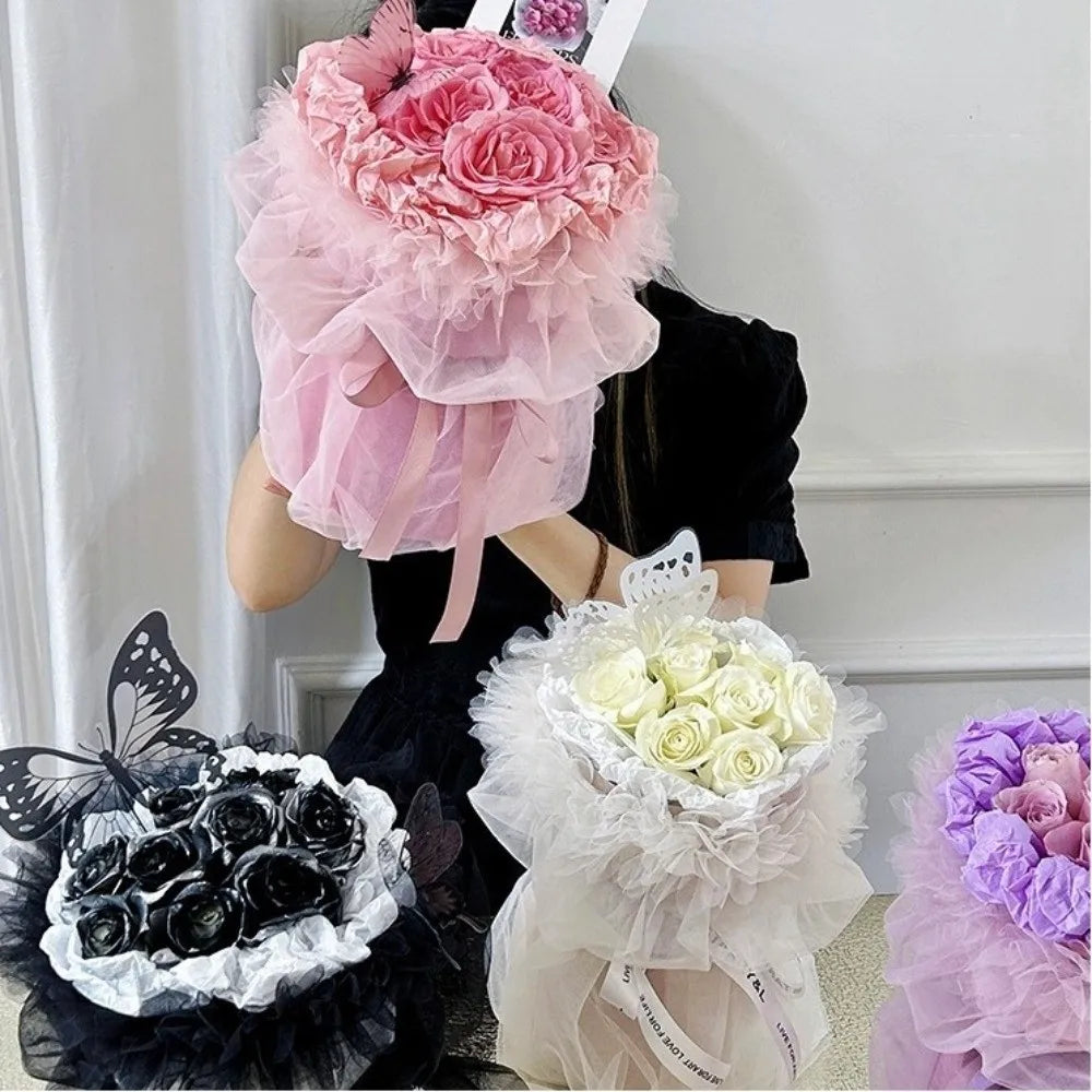 Flower Wrapping Yarn Lace Mesh 50x75cm – Gift & Floral Wrap