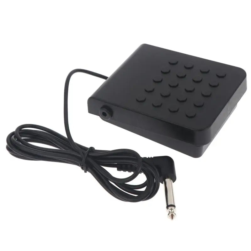 Universal Sustain Pedal – Chrome, Non-Slip for Digital Piano & Keyboard
