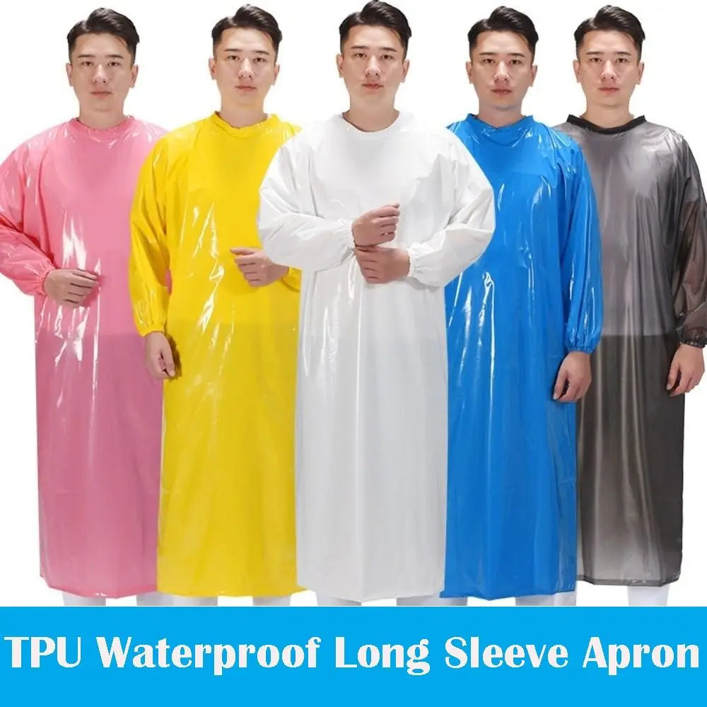Large TPU Work Apron – Acid, Oil & Alkali Resistant 135×130cm