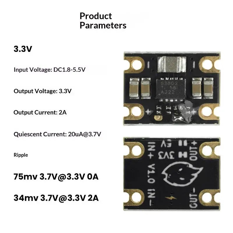 TPS63802 Mini Boost Module – 1.8–5.5V to 3.3V/5V DC Converter
