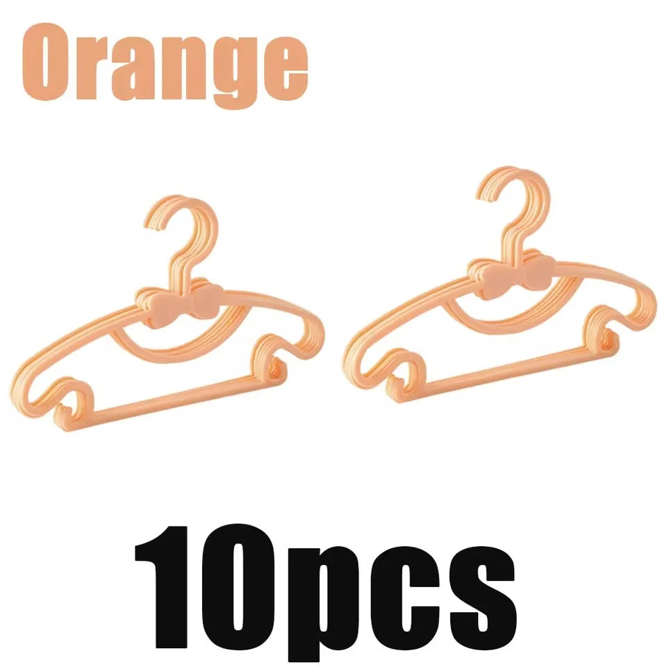 Baby & Kids Plastic Clothes Hangers – Set of 5/10/20 Pcs