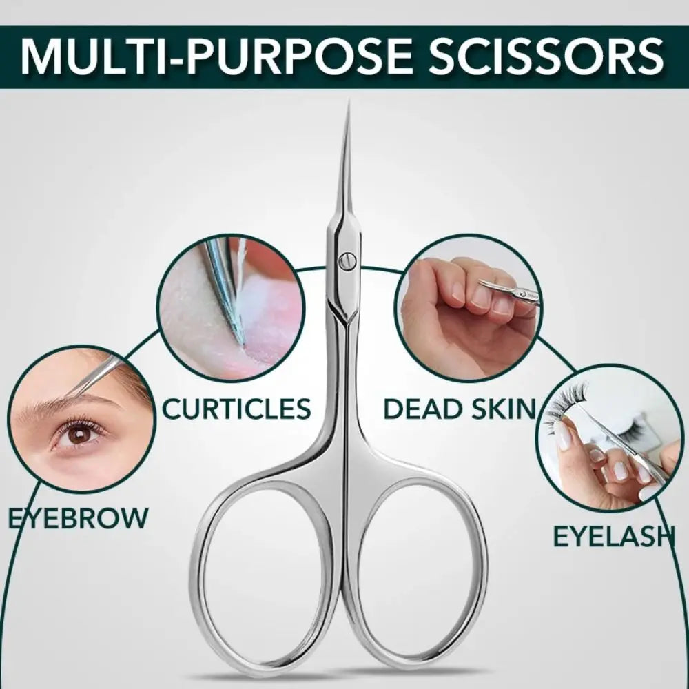 Stainless Steel Cuticle Clipper – Curved Nail Trimmer