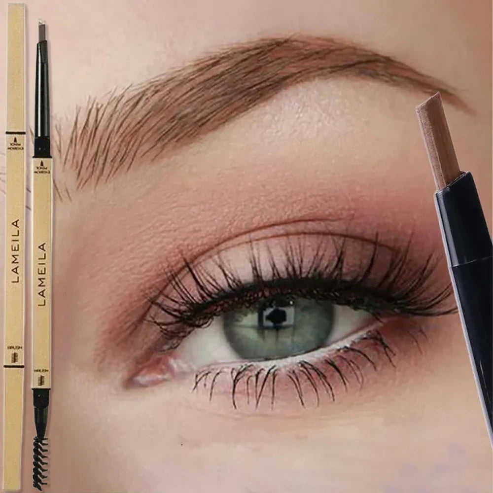 Ultra-Fine Dual-Ended Waterproof Eyebrow Pencil + Spoolie