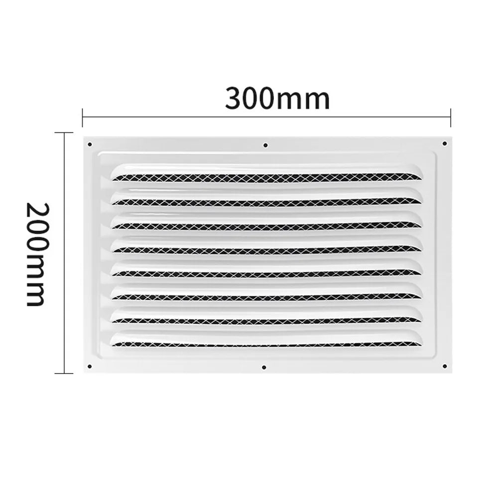 Stainless Steel Square Louver Vent Cover with Insect Screen