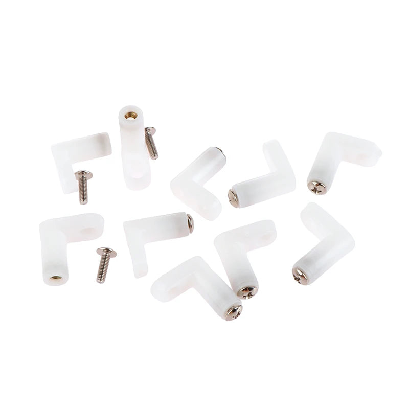 PCB Mounting Feet with Screws – Right Angle Bracket 10/20/50 Sets