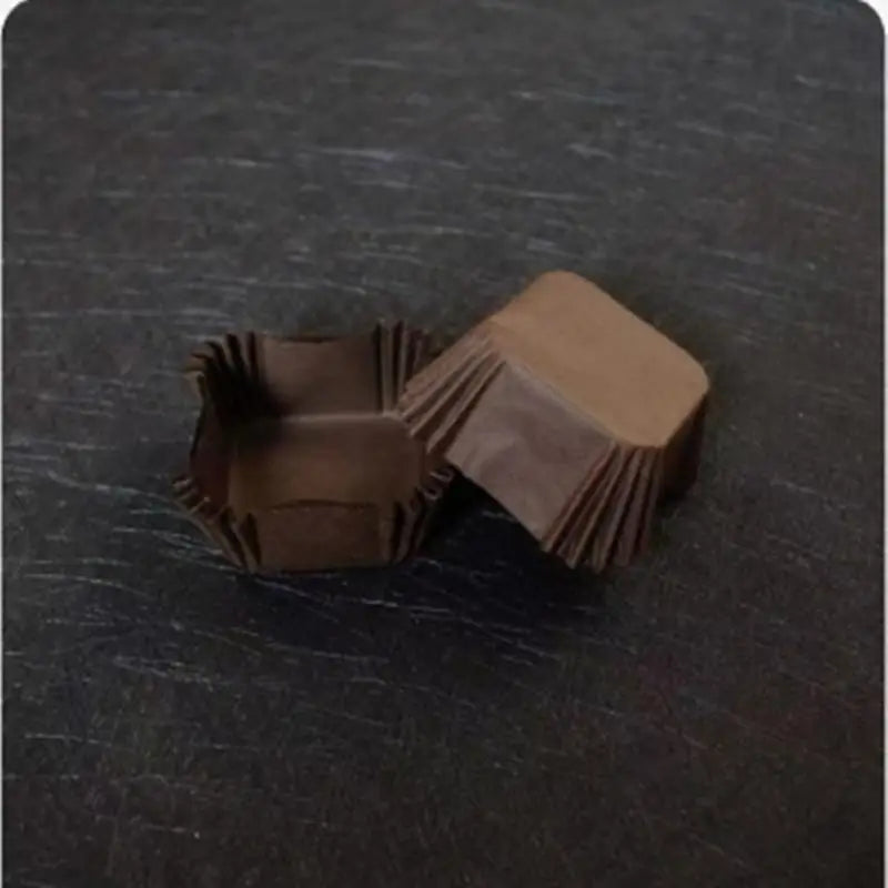 Square Mooncake Paper Liners 100/220Pcs – Oil-Proof Brownie Cups