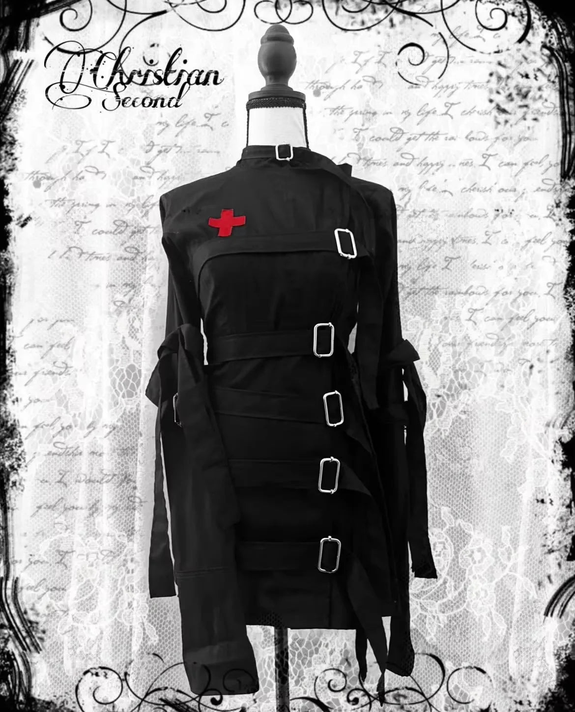 Y2K Punk Goth Buckle Strap Zip-Up Jacket – Women's Streetwear