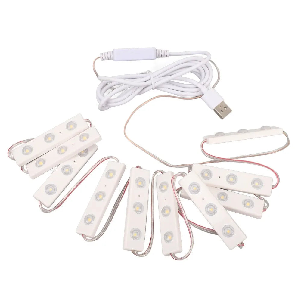 USB Vanity Mirror Light – Dimmable 4000K LED Makeup Lights