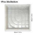 Square Plastic Stepping Stone Mold – Reusable DIY Paver