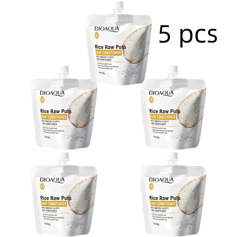 Rice Milk Hair Conditioner 5-Pack – Smooth, Silky & Frizz-Free