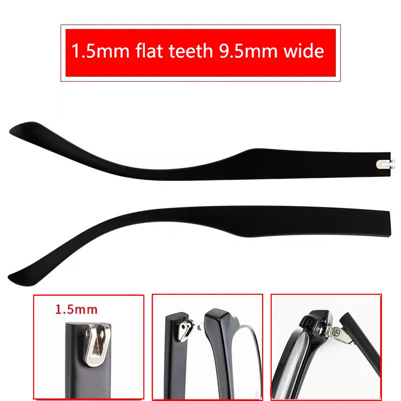 TR90 Replacement Eyeglasses Temple Arms – Anti-Slip Pair
