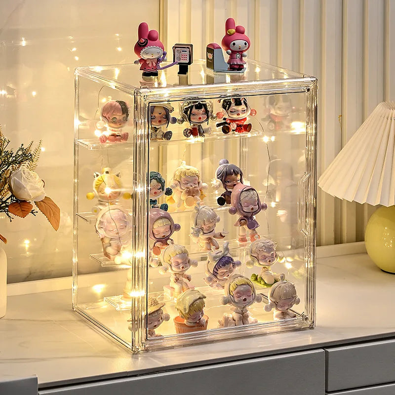Acrylic Wall Mounted Display Cabinet – Removable Shelves