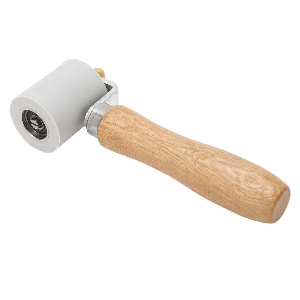 Silicone Seam Roller 37mm – HSS Bearing, 260°C, Beechwood Handle