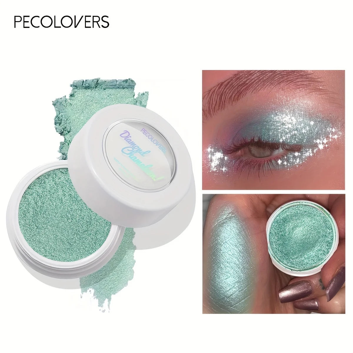 PECOLOVERS Chameleon Shimmer Eye Gloss Highlighter Eyeshadow Cream