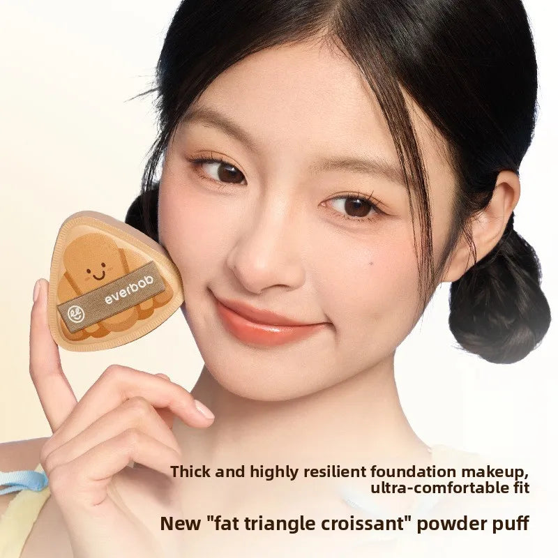 Soft Triangle Air Cushion Makeup Puff – 2-Pack Cotton