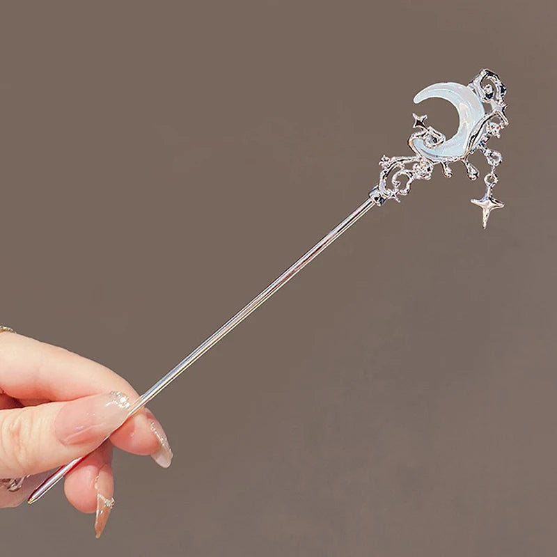 Vintage Chinese Handmade Hair Stick – Elegant Alloy Hairpin