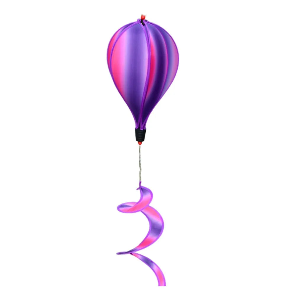Giant Hot Air Balloon Wind Spinner | Rainbow Color-Changing