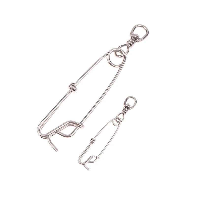 Stainless Steel Tuna Fishing Clip Snap & Swivel Ring Connector