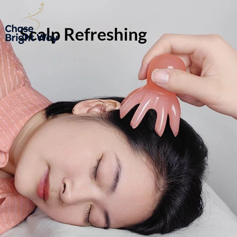 Resin Octopus Gua Sha Massage Comb – 2-Pack Scalp Tool