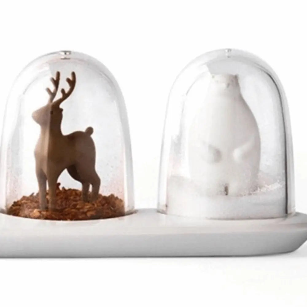 4-Piece Animal Design Seasoning Shaker Set | Cute Spice Jars