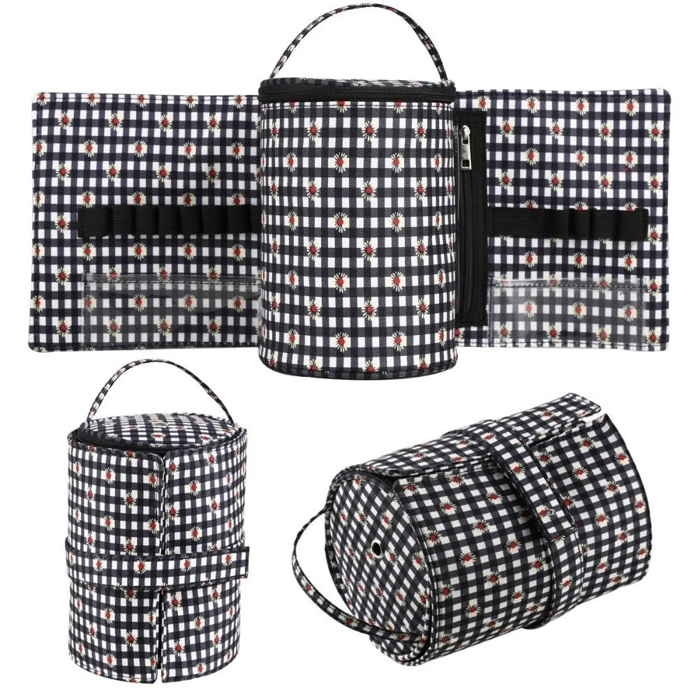Crochet & Knitting Tools Organizer Bag – Portable Craft Tote