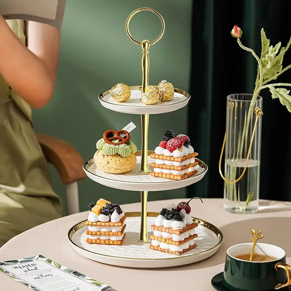 Zinc Alloy Cake Stand Handle – 2 & 3 Tier Cupcake Holder