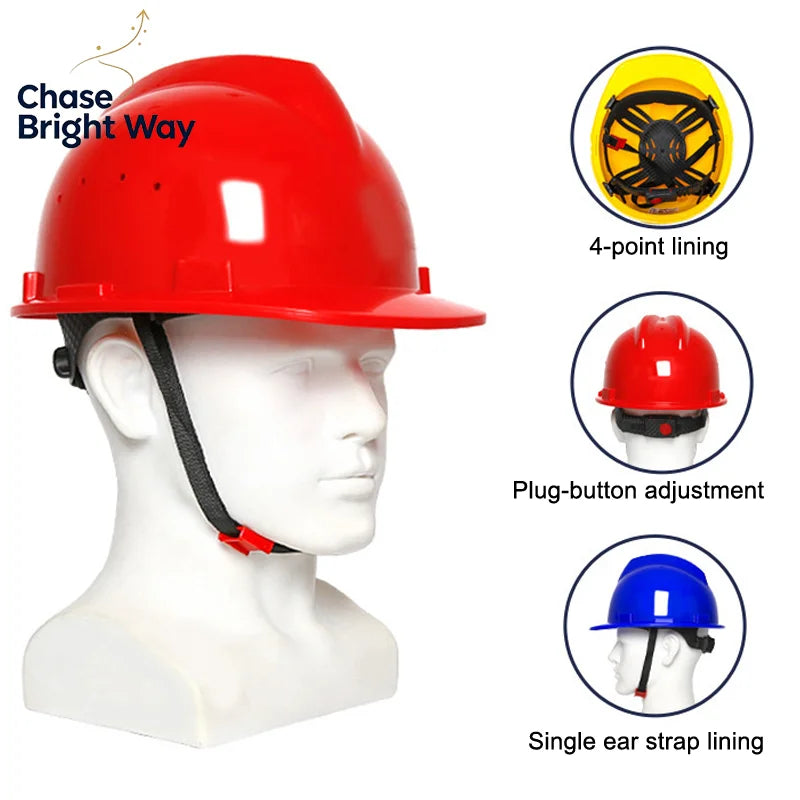 CE-Certified Hard Hat – Adjustable Construction Safety Helmet