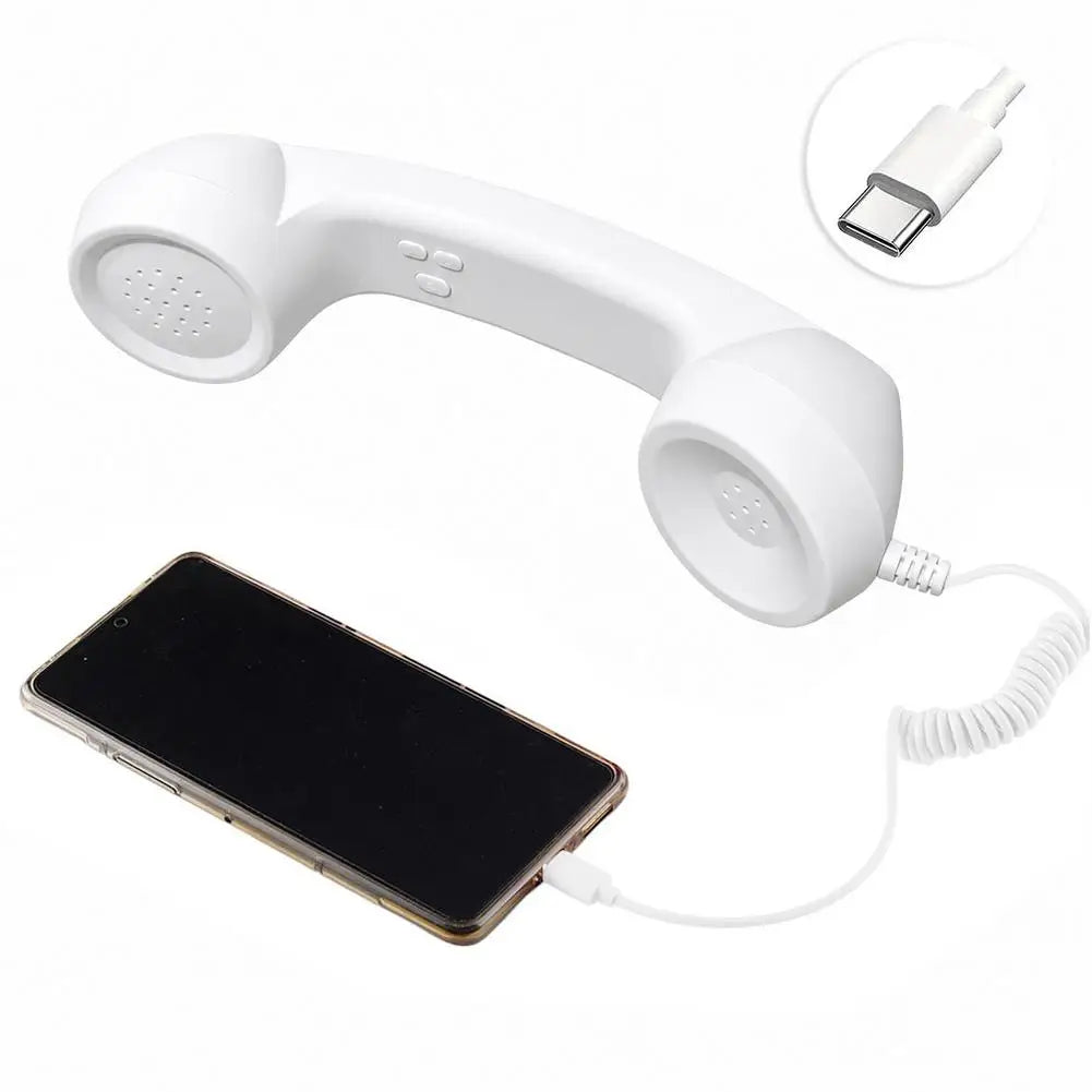 Retro Phone Handset Type-C Wired Receiver | SAMMY
