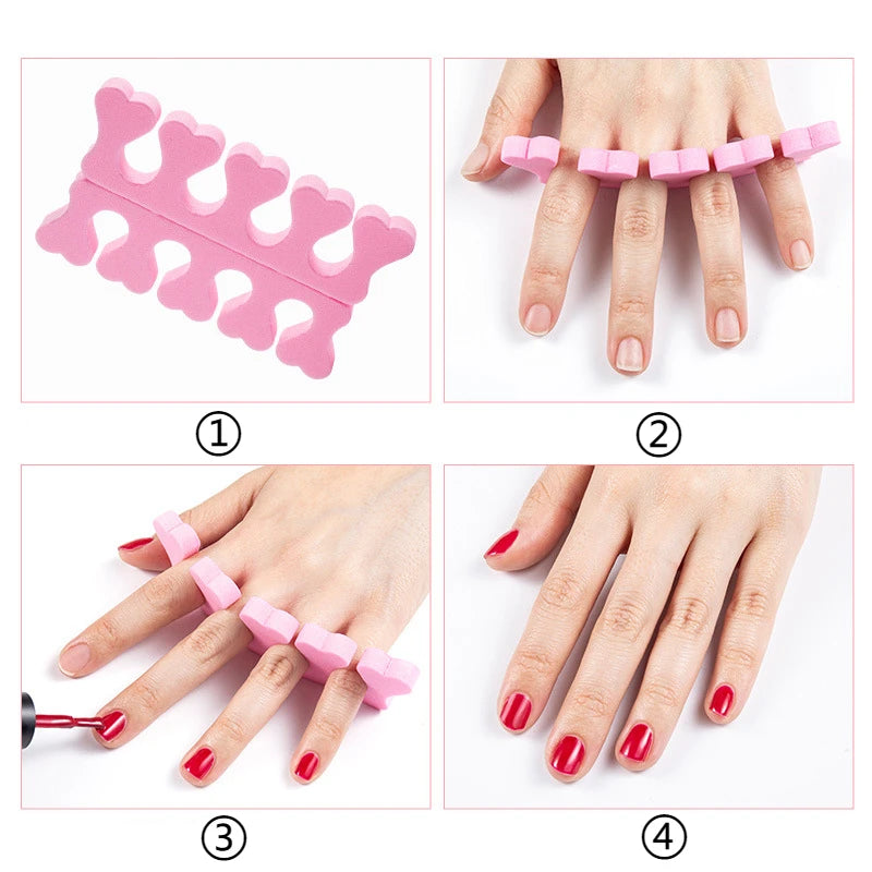 Sponge Toe Separators 100/200 Pack – Pedicure Manicure Tool