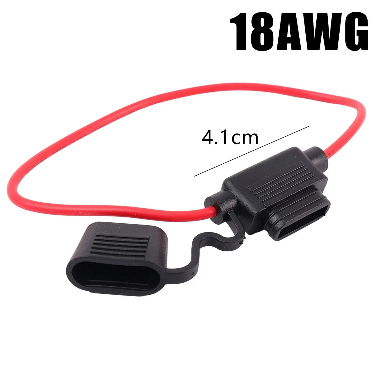 Waterproof Car Fuse Holder Mini Blade Adapter 16AWG/18AWG