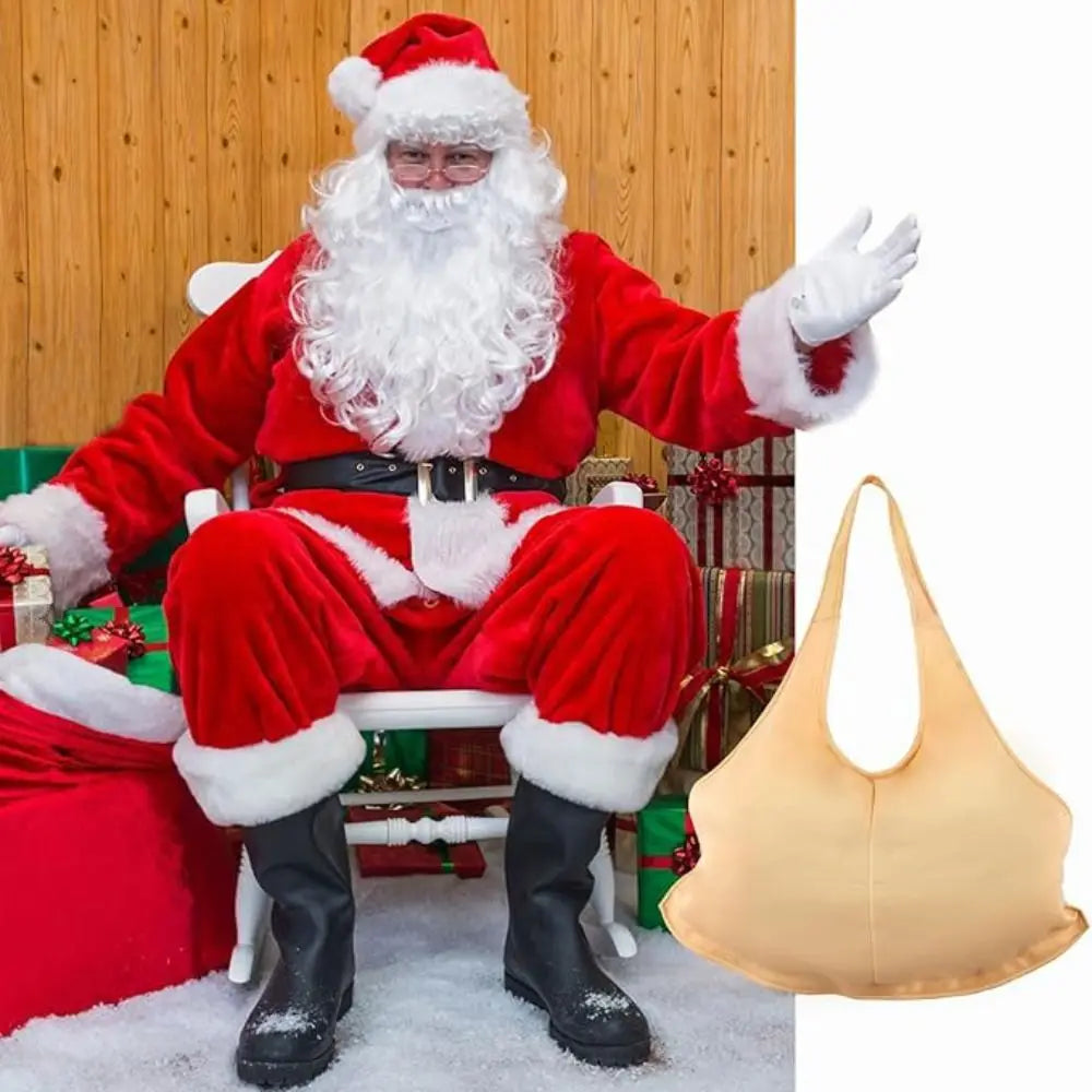 Santa Padded Belly Fat Suit – Christmas Costume Prop | Polyester
